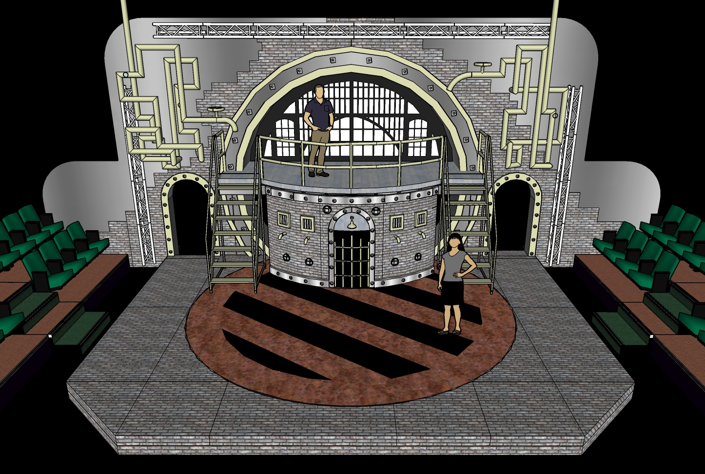 McNulty Scenic Design Renderings